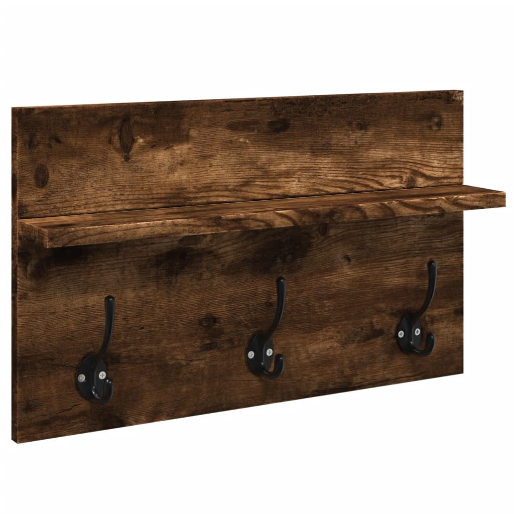 4 pcs conj. móveis corredor derivados madeira carvalho fumado - Image 8