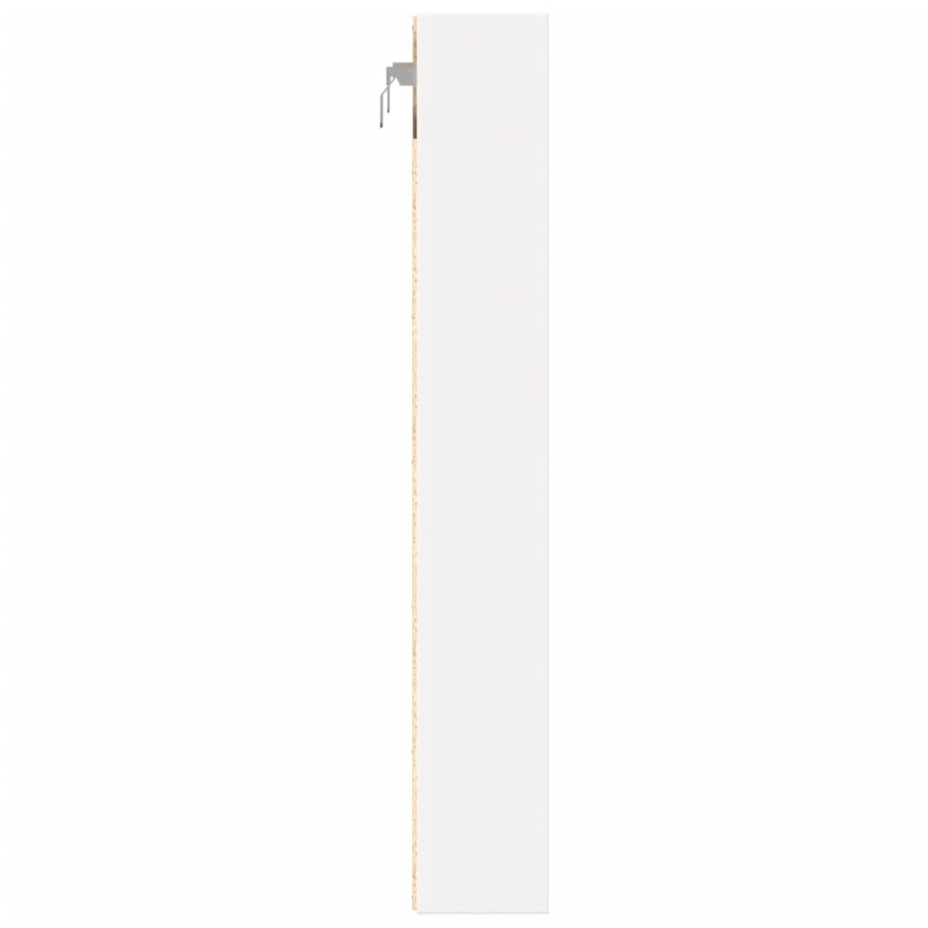 Armário vitrine 60x8,5x58 cm derivados de madeira branco - Image 4