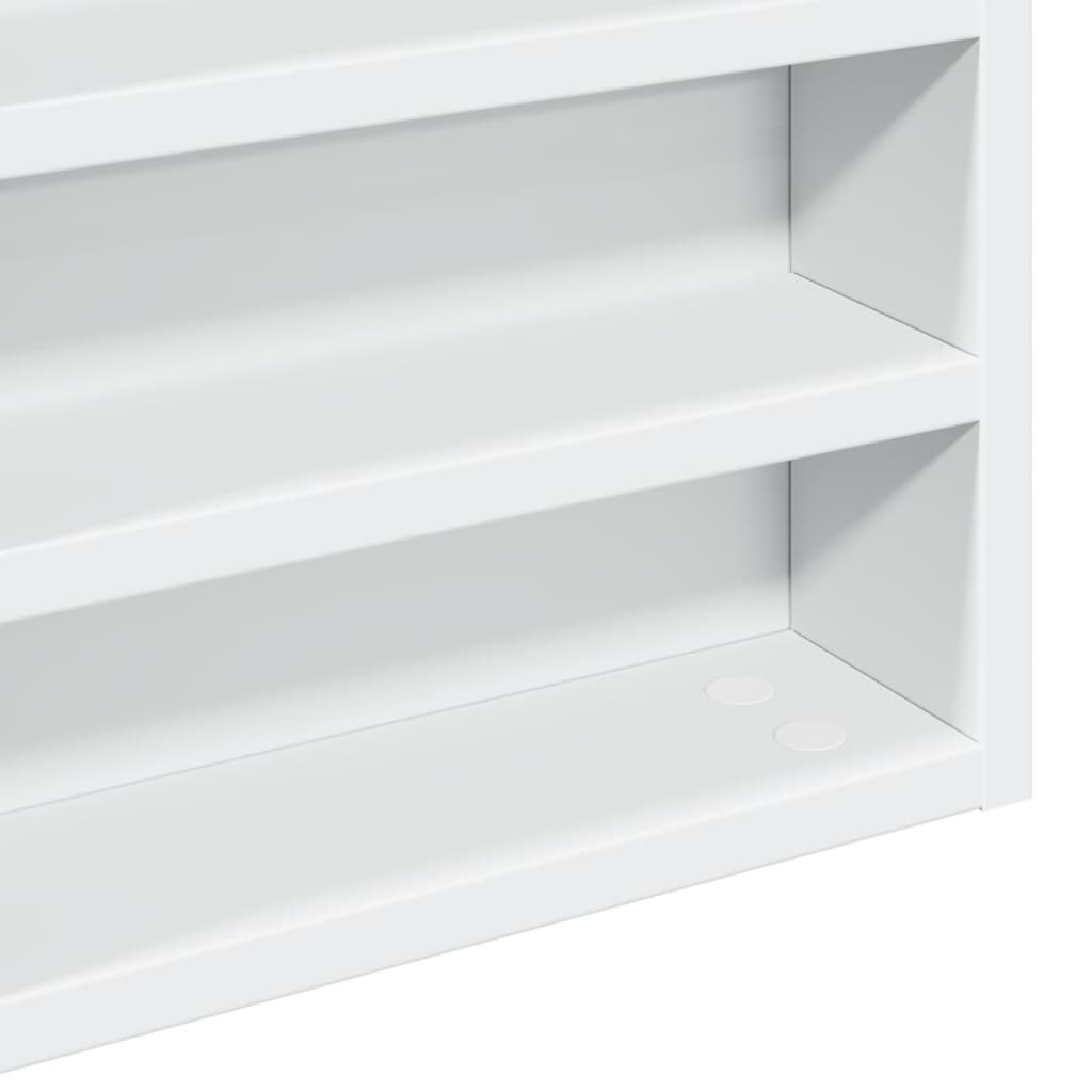 Armário vitrine 60x8,5x58 cm derivados de madeira branco - Image 6