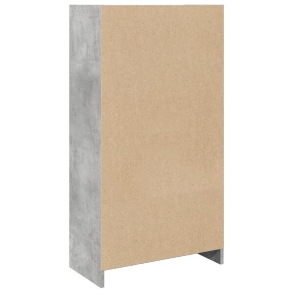 Estante 57x28,5x107,5 cm derivados de madeira cinzento cimento - Image 5
