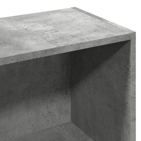 Estante 57x28,5x107,5 cm derivados de madeira cinzento cimento - Image 6