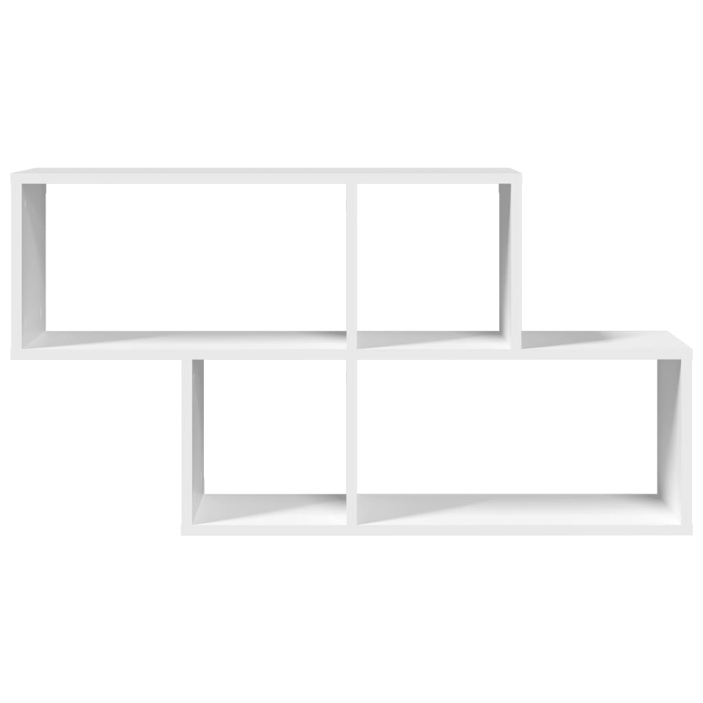 Estante de parede 100x20x53 cm derivados de madeira branco - Image 3