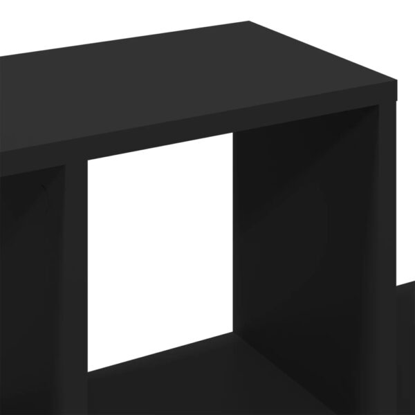 Estante de parede 100x20x53 cm derivados de madeira preto - Image 6
