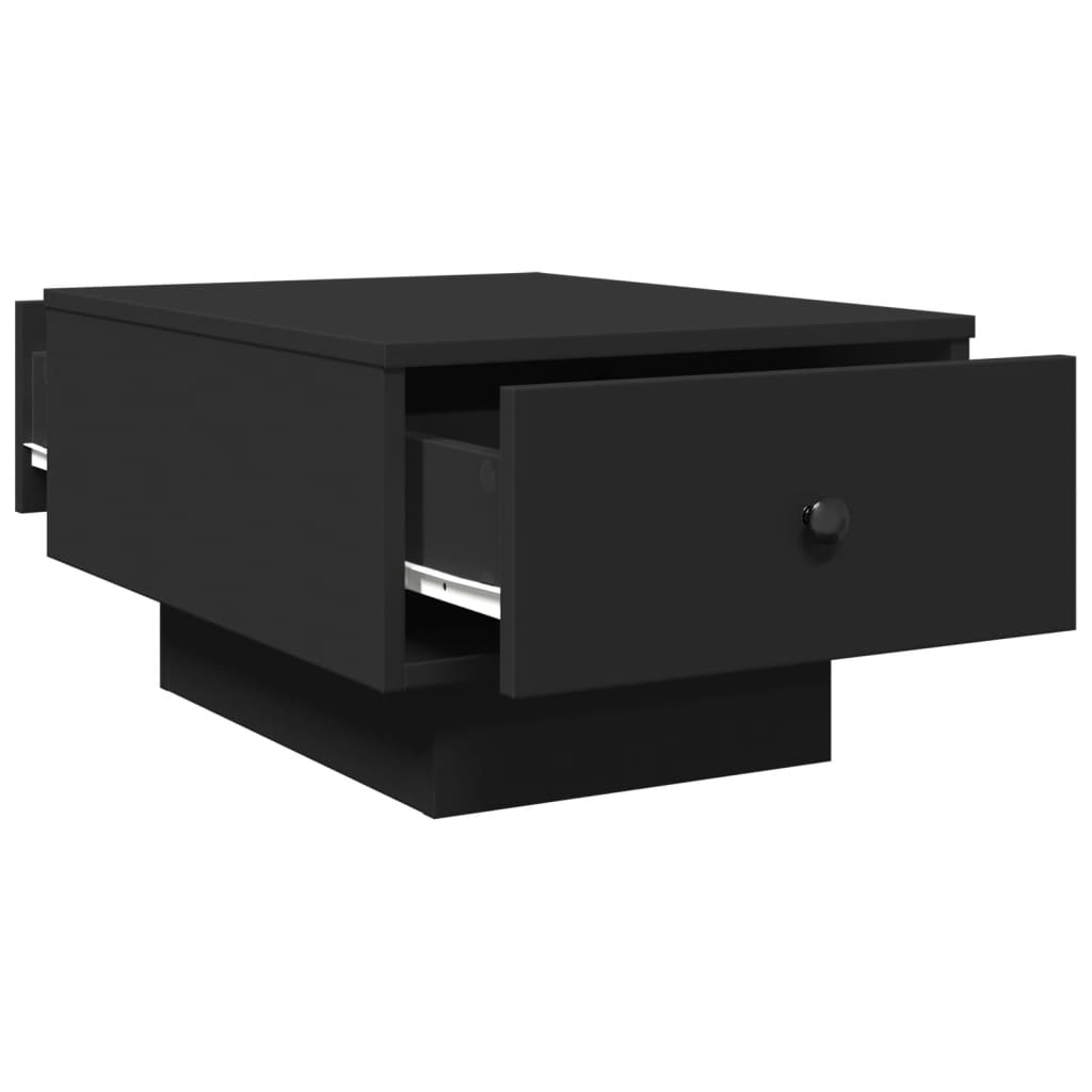 Mesa de centro 60x45x31 cm derivados de madeira preto - Image 6