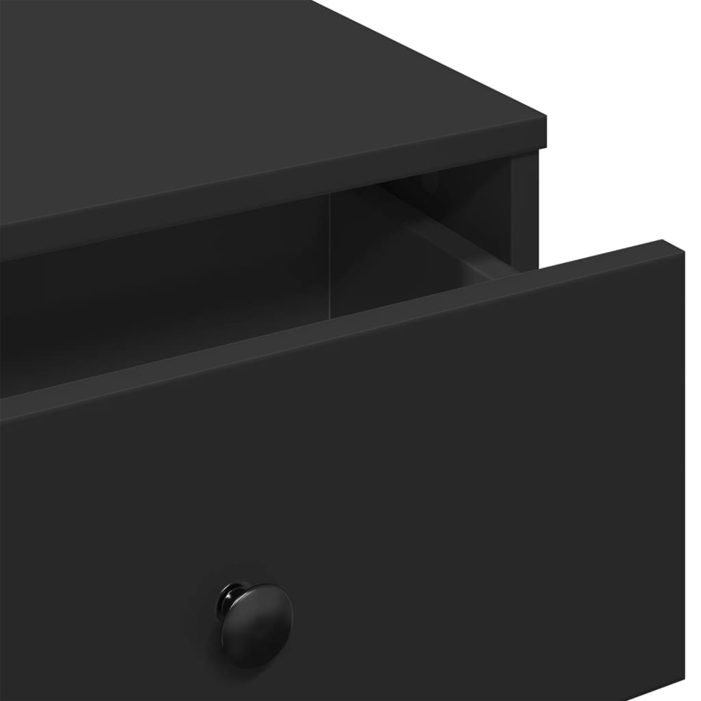 Mesa de centro 60x45x31 cm derivados de madeira preto - Image 7