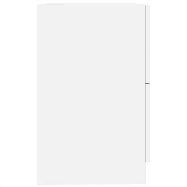 Armário de lavatório 40x37x59 cm derivados de madeira branco - Image 5