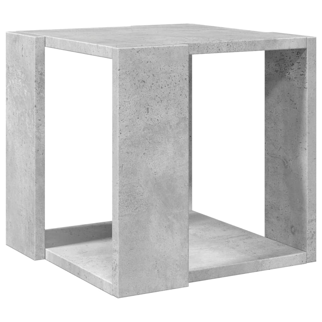 Mesa de centro 32x32x30 cm derivados de madeira cinza cimento - Image 5
