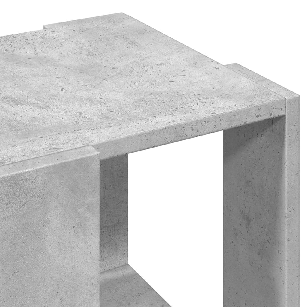 Mesa de centro 32x32x30 cm derivados de madeira cinza cimento - Image 6
