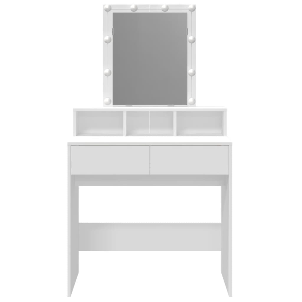 Toucador com LED 80x41x144,5 cm branco - Image 4