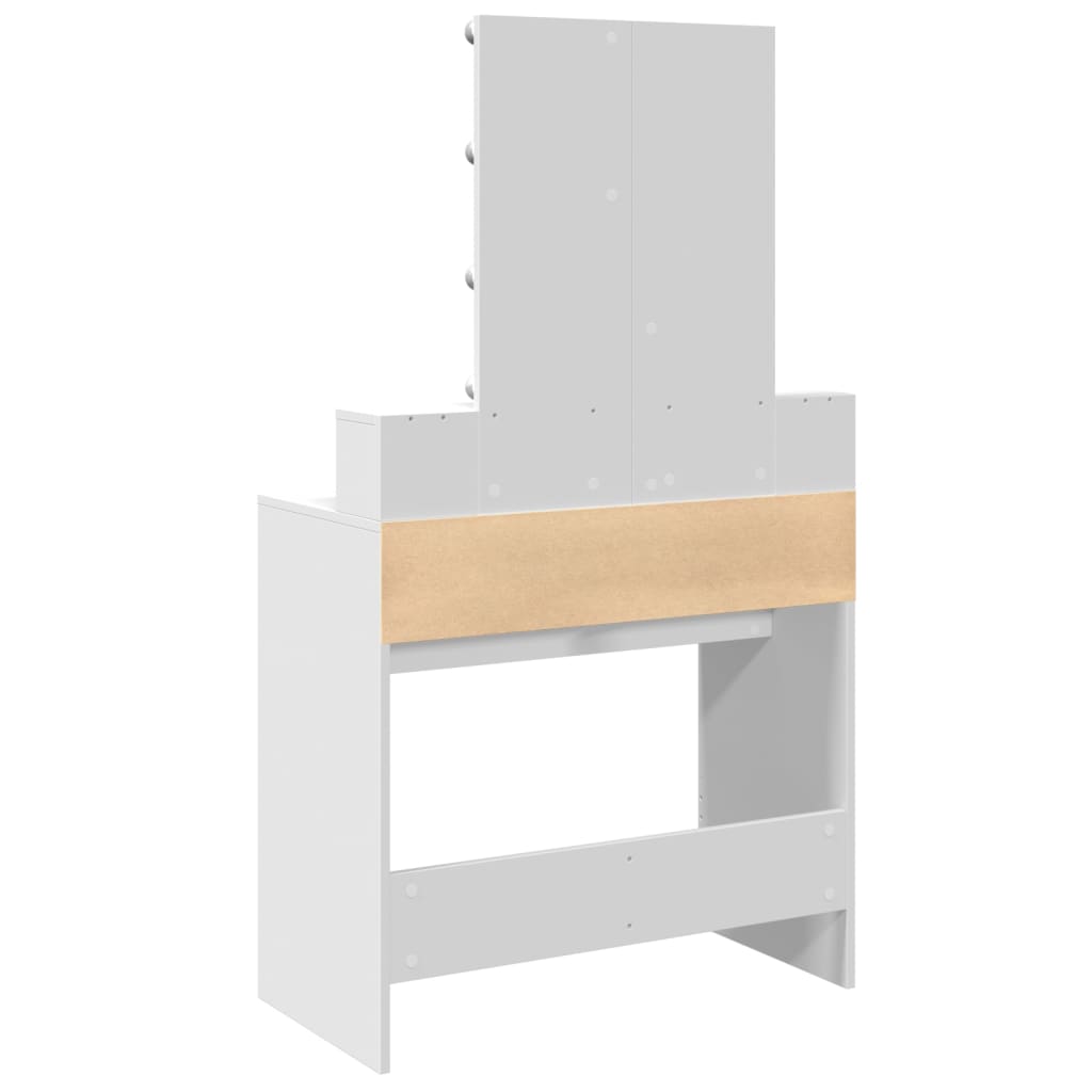 Toucador com LED 80x41x144,5 cm branco - Image 6
