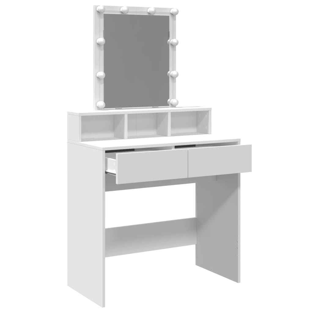 Toucador com LED 80x41x144,5 cm branco - Image 8