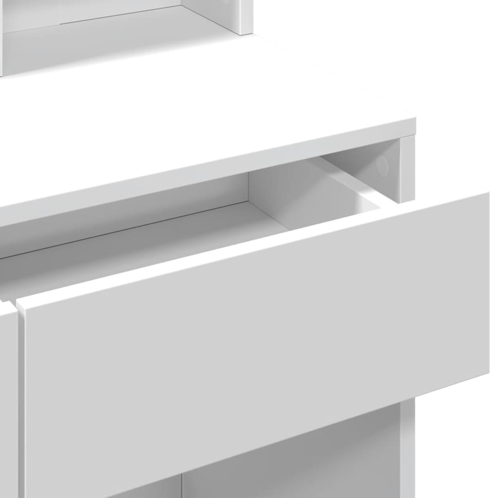 Toucador com LED 80x41x144,5 cm branco - Image 10