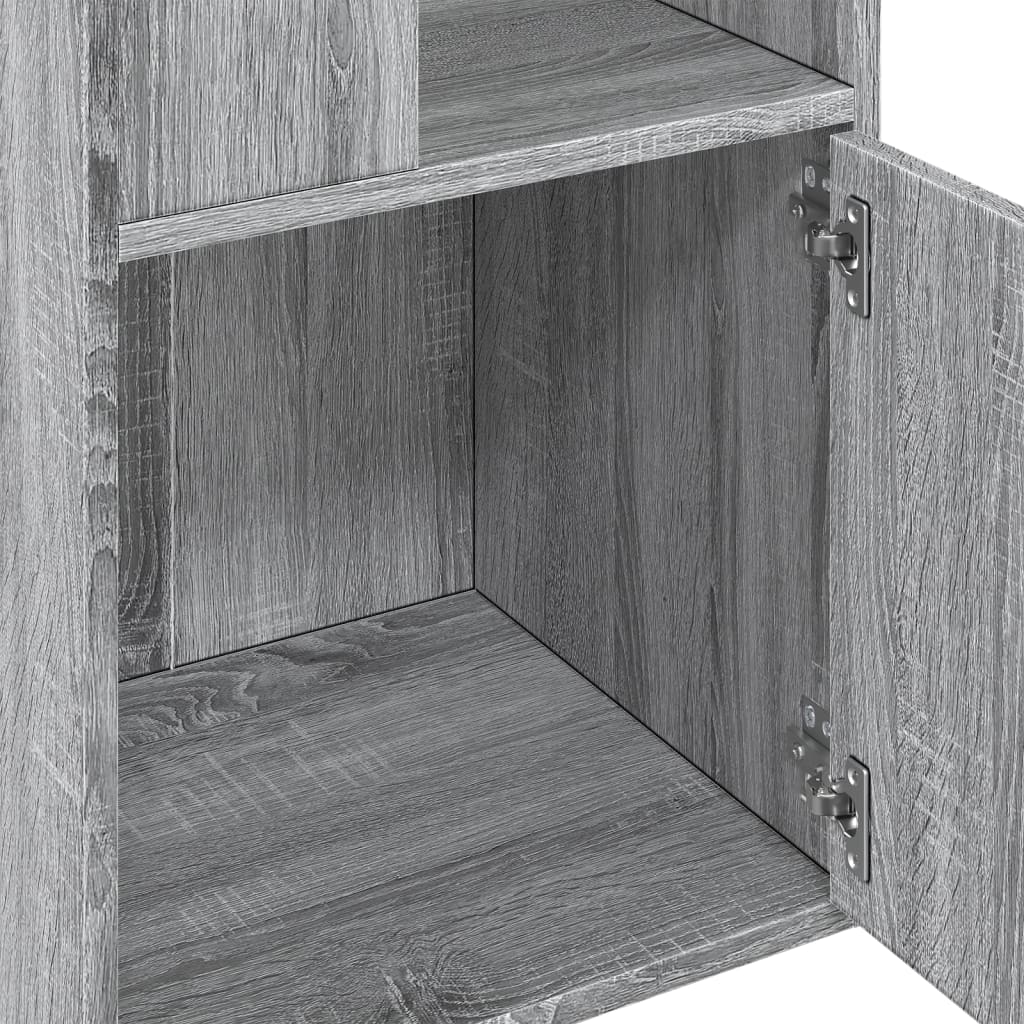 Estante 40x36x189 cm derivados de madeira cinzento sonoma - Image 6