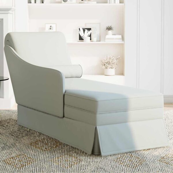 Chaise lounge c/ reforço/apoio de braços direito veludo - Image 3