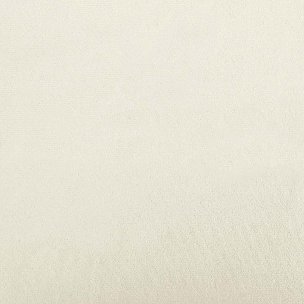 Chaise lounge c/ reforço/apoio de braços direito veludo creme - Image 8