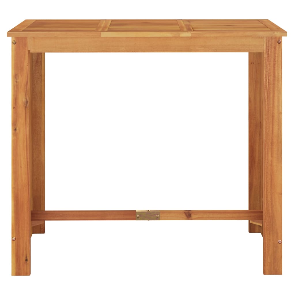 7 pcs conjunto de bar para jardim vime PE/acácia maciça preto - Image 6