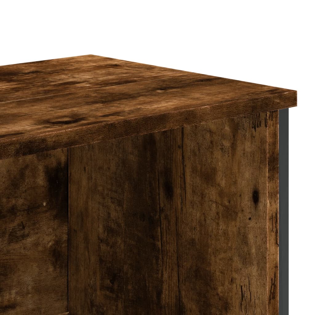 Estante 80x31x169 cm derivados de madeira carvalho fumado - Image 6