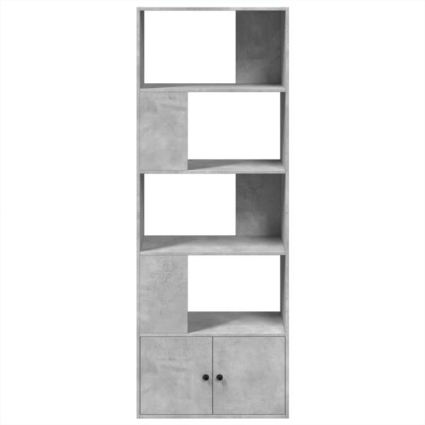 Estante 70x36x189 cm derivados de madeira cinzento cimento - Image 2