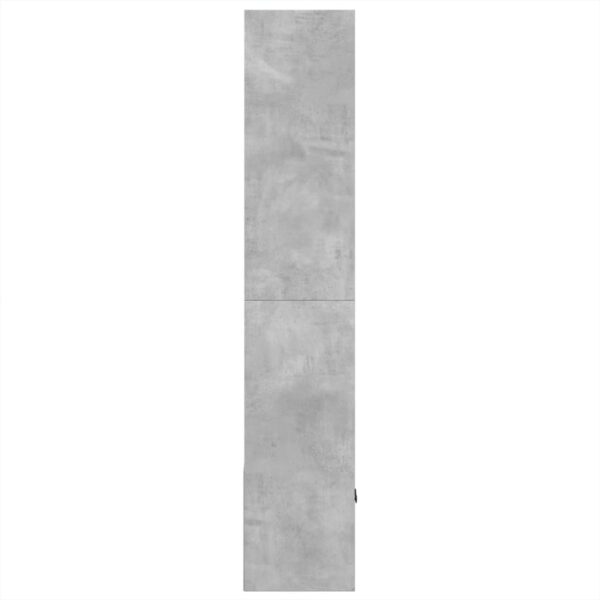 Estante 70x36x189 cm derivados de madeira cinzento cimento - Image 3