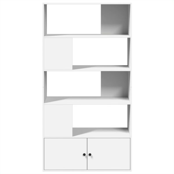 Estante 100x36x189 cm derivados de madeira branco - Image 2