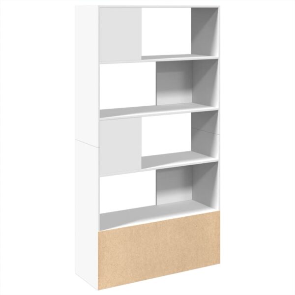 Estante 100x36x189 cm derivados de madeira branco - Image 4
