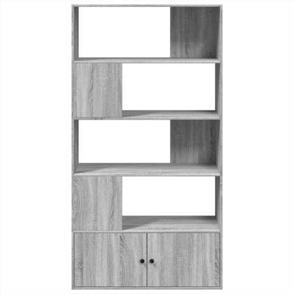 Estante 100x36x189 cm derivados de madeira cinzento sonoma - Image 2