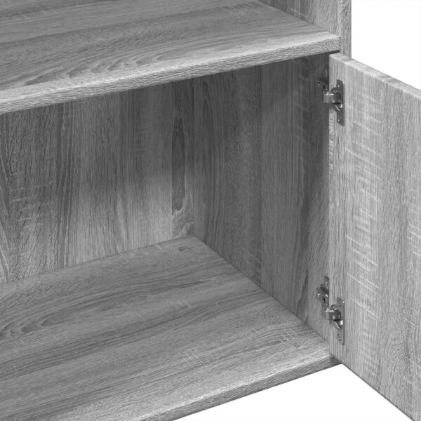 Estante 100x36x189 cm derivados de madeira cinzento sonoma - Image 6