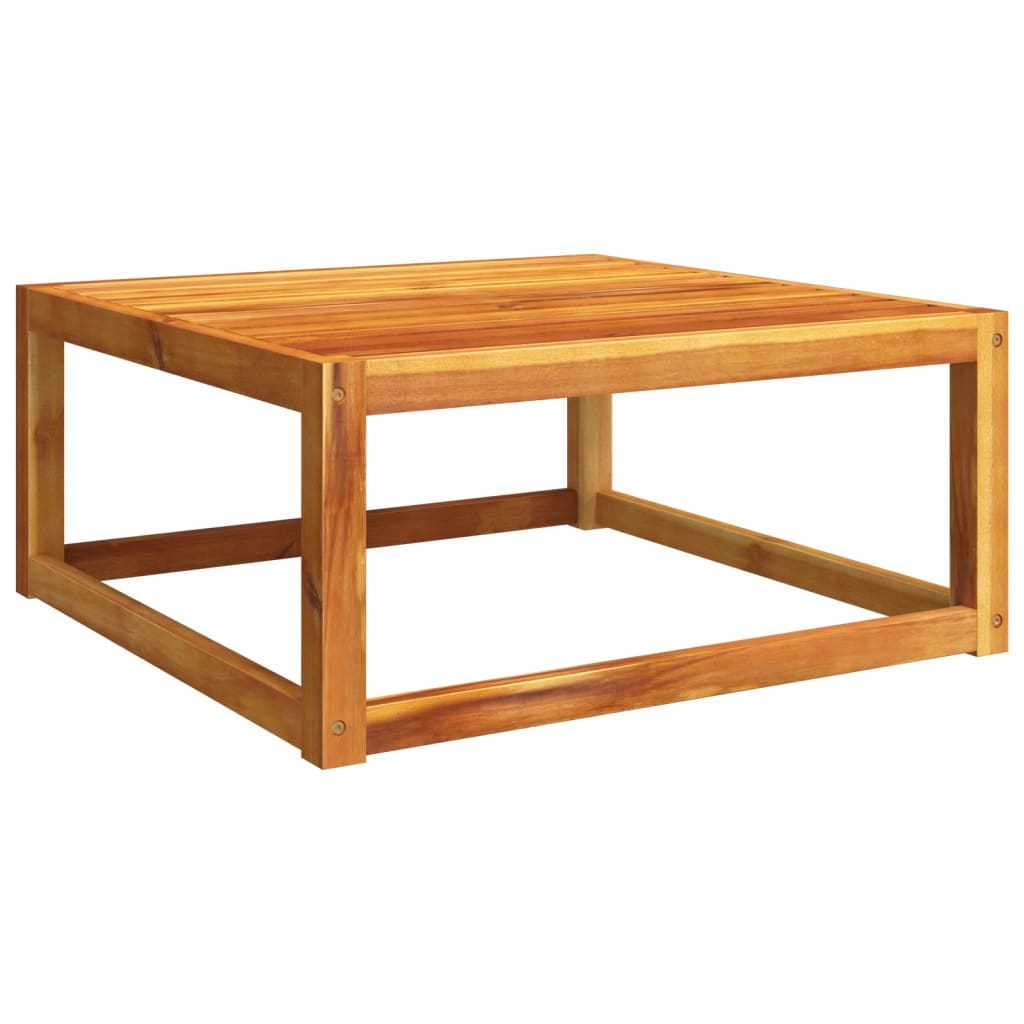 6 pcs conjunto de sofás de jardim com almofadões acácia maciça - Image 5