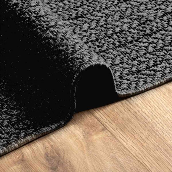 Tapete ZIZUR antracite 60x110 cm aspeto juta interior exterior - Image 8