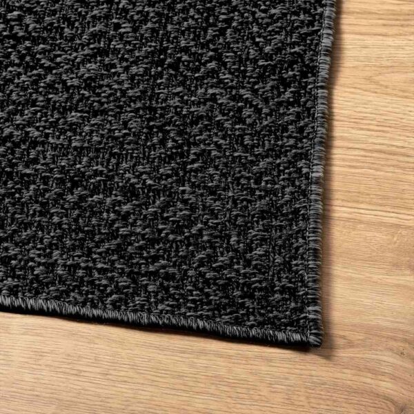 Tapete ZIZUR antracite 160x230 cm aspeto juta interior exterior - Image 6