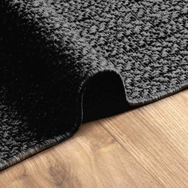 Tapete ZIZUR antracite 160x230 cm aspeto juta interior exterior - Image 8