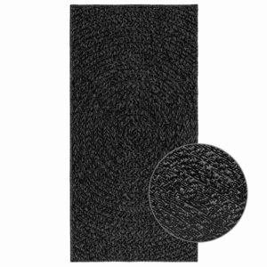 Tapete ZIZUR antracite 60x110 cm aspeto juta interior exterior