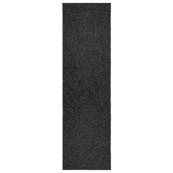 Tapete ZIZUR antracite 80x250cm aspeto juta interior exterior - Image 3
