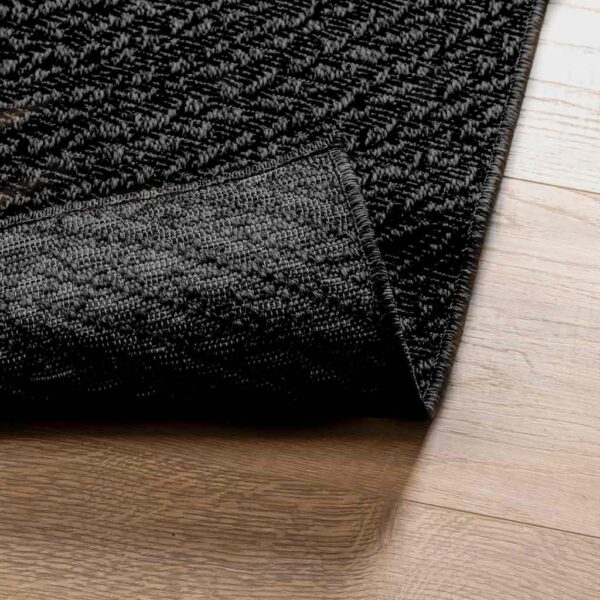 Tapete ZIZUR antracite 80x250cm aspeto juta interior exterior - Image 7