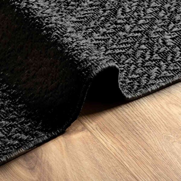 Tapete ZIZUR antracite 80x250cm aspeto juta interior exterior - Image 8