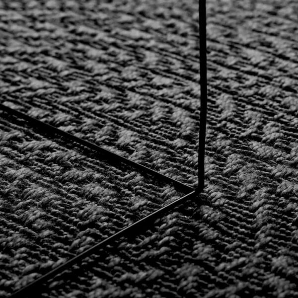Tapete ZIZUR antracite 120x170 cm aspeto juta interior exterior - Image 4