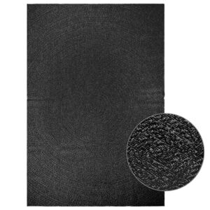 Tapete ZIZUR antracite 200x290 cm aspeto juta interior exterior