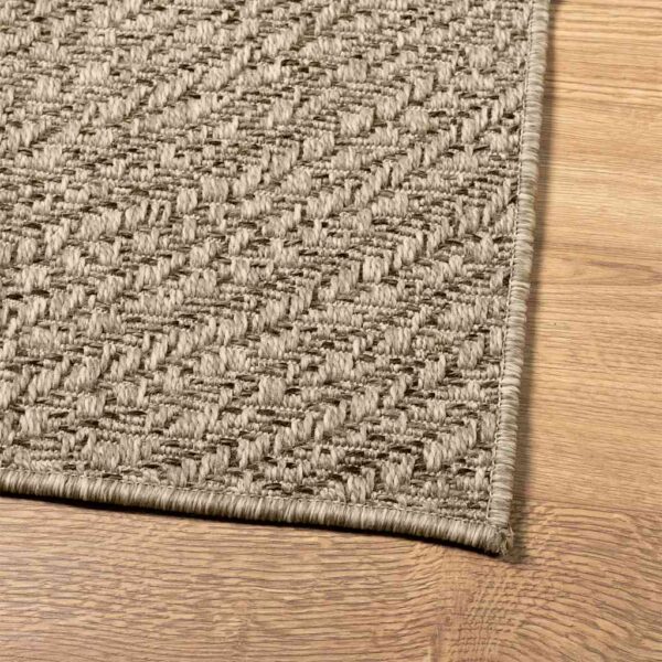 Tapete ZIZUR bege 200x290 cm aspeto de juta interior e exterior - Image 6