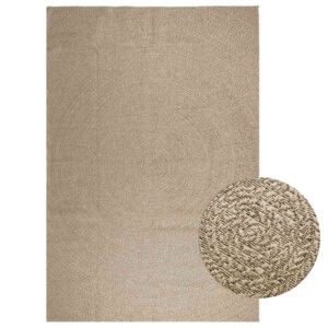 Tapete ZIZUR bege 240x340 cm aspeto de juta interior e exterior