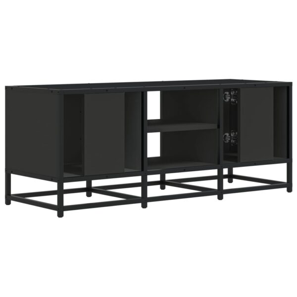 Móvel para TV 100x35x41 cm derivados de madeira/metal preto - Image 5