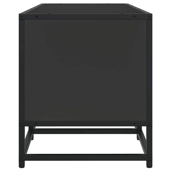 Móvel para TV 160x35x41 cm derivados de madeira/metal preto - Image 4