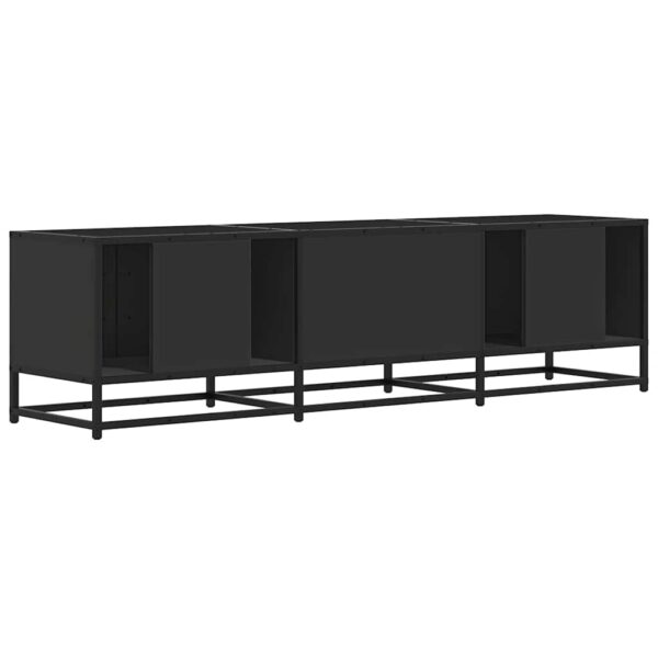 Móvel para TV 160x35x41 cm derivados de madeira/metal preto - Image 5