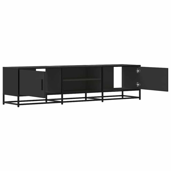 Móvel para TV 160x35x41 cm derivados de madeira/metal preto - Image 6