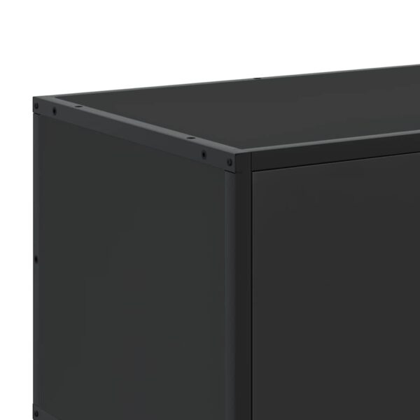 Móvel para TV 160x35x41 cm derivados de madeira/metal preto - Image 7