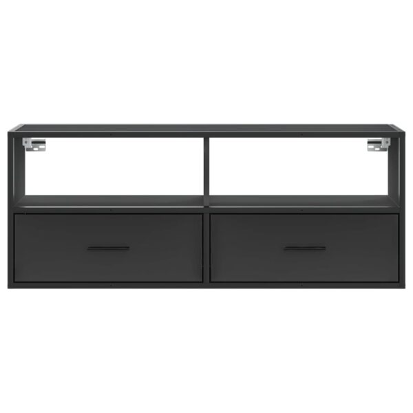 Móvel para TV 100x31x39,5 cm derivados de madeira/metal preto - Image 3