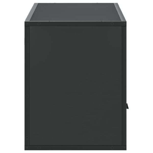 Móvel para TV 100x31x39,5 cm derivados de madeira/metal preto - Image 4
