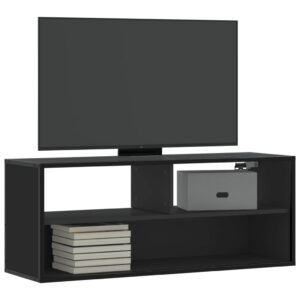 Móvel para TV 100x31x39,5 cm derivados de madeira/metal preto