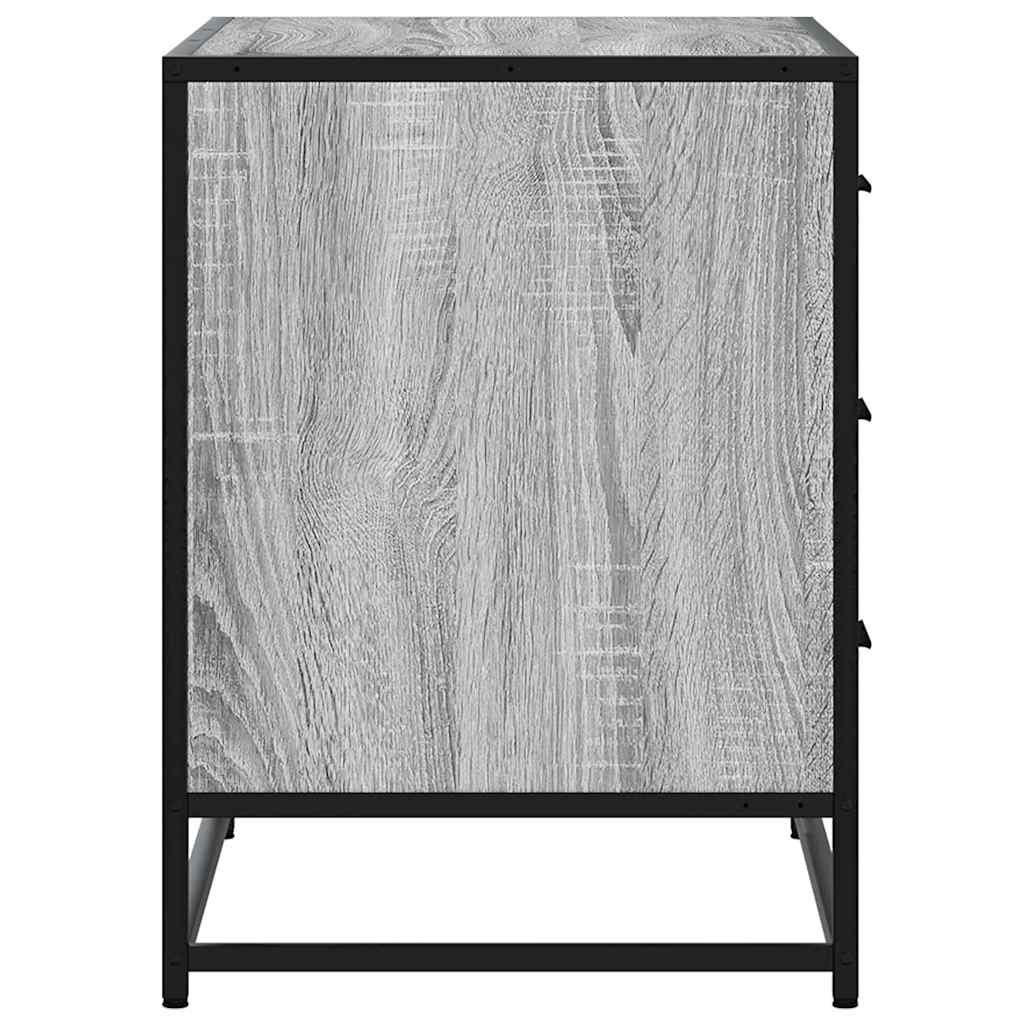 Armário de gavetas 70x41x56 cm deriv. madeira cinzento sonoma - Image 5