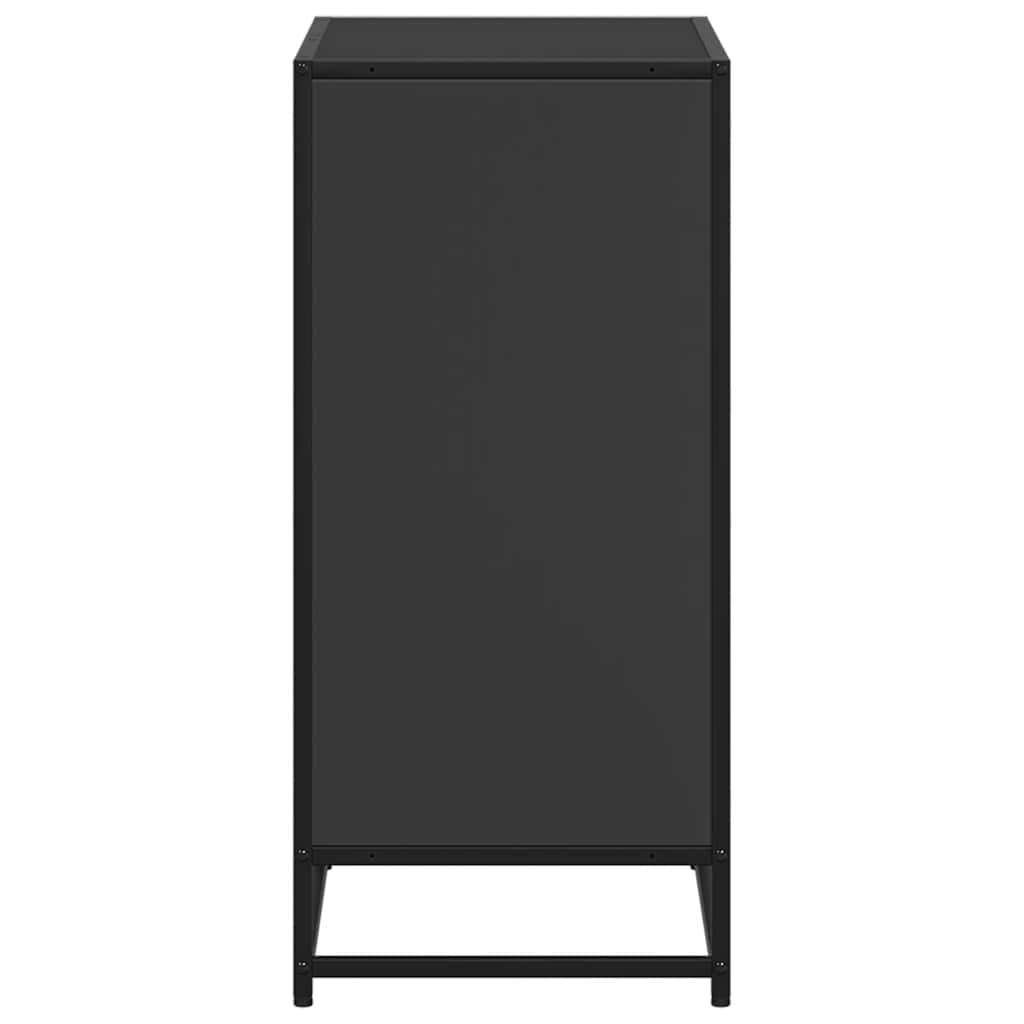 Estante 60x35x76 cm derivados de madeira preto - Image 4