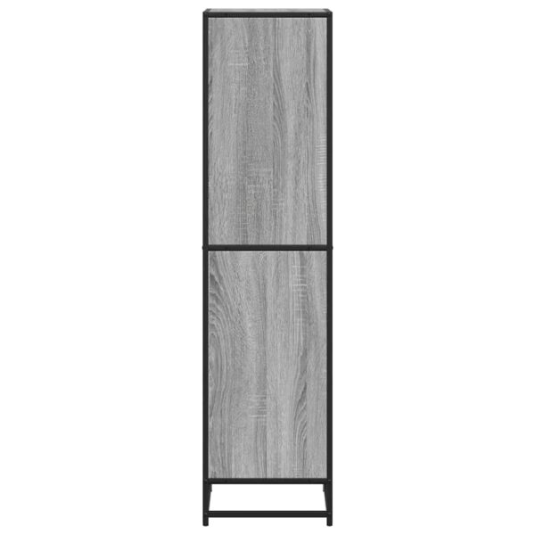 Estante 40x35x139 cm derivados de madeira cinzento sonoma - Image 4